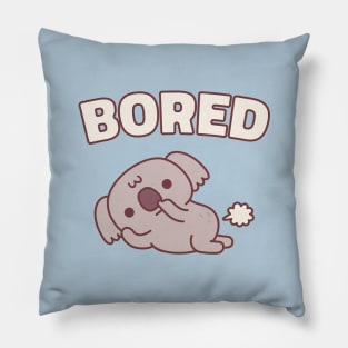 Cute Koala Bear Picking Nose Bored Funny Pillow