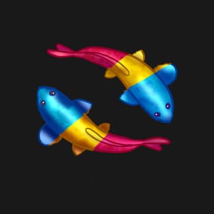 Pansexual LGBTQ Koi Fish T-Shirt