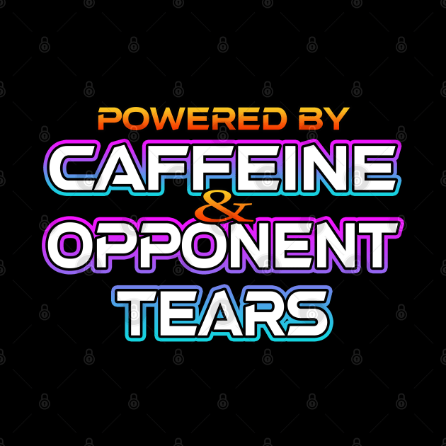 Powered By Caffeine And Tears by Shawnsonart