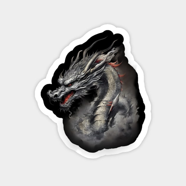 Green Dragon Magnet by animegirlnft