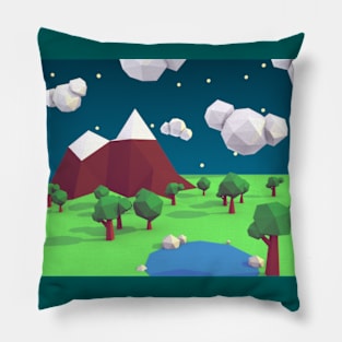 Evening sky Pillow