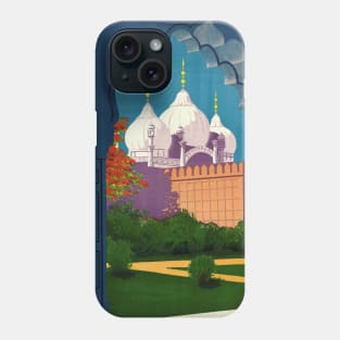 Delhi India Vintage Poster 1930 Phone Case