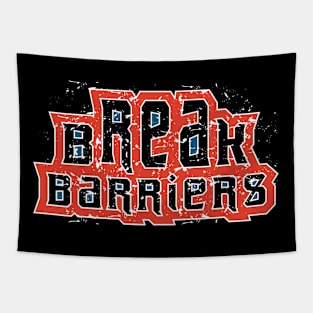 Break Barriers Tapestry