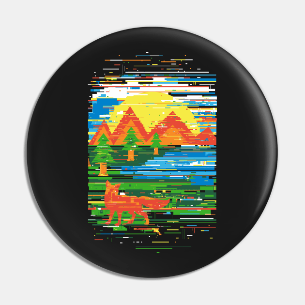 Nature Glitch Pin by dn1ce25