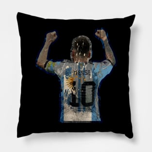 Leo messi 10 argentina Pillow