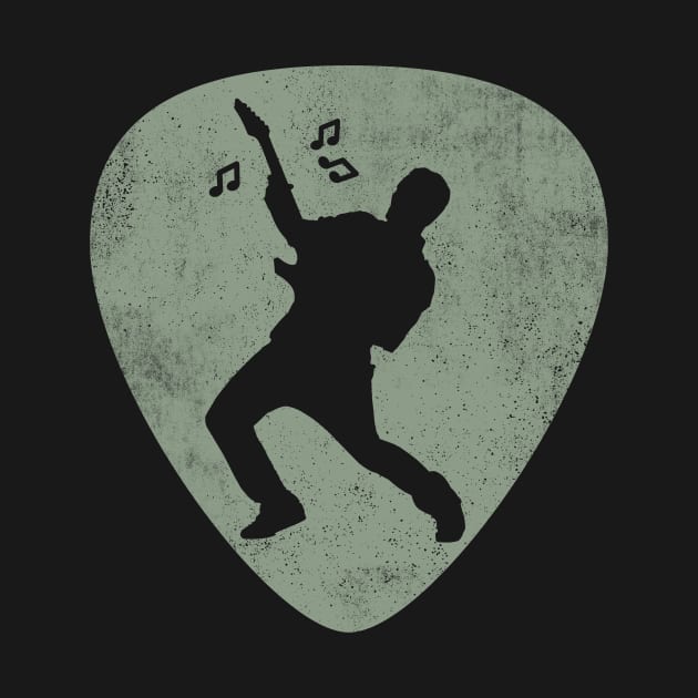 Guitar Guitarist Plectrum Rock Music Musician by Foxxy Merch