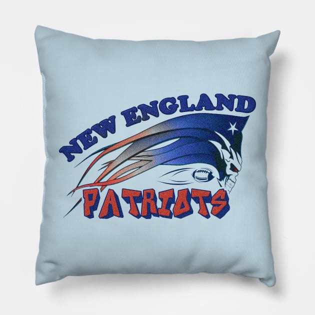 new england patriots Pillow by nowsadmahi