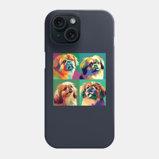 Tibetan Spaniel Pop Art - Dog Lover Gifts Phone Case