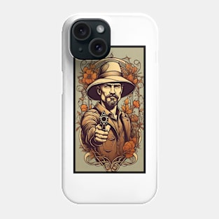 Gun and Floral Fantasy Phone Case