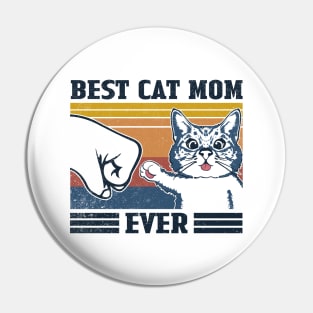 Best Cat Mom Ever Pin