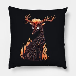 Deer Orange Pillow