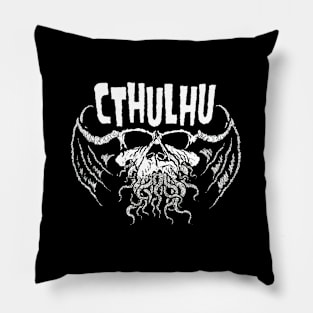 Cthulhu Punk (Black Print) Pillow