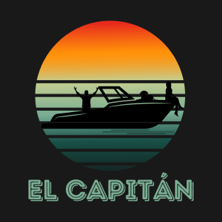 El Capitán Men's Boating Left Chest T-Shirt