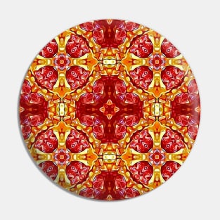 Pepperoni Pizza Pattern 2 Pin