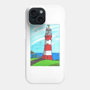 Plymouth Hoe Lighthouse Phone Case