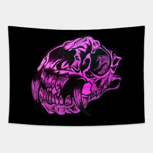 Pink Animal Skull Tapestry