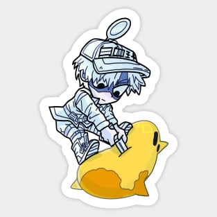 Red Blood Cell Cells At Work Anime girl Waifu Sticker for Sale by  Spacefoxart