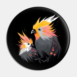 Cockatiel Fathers Day Pin