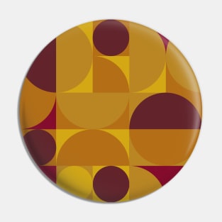 Midcentury Seasons Pattern Summer Pin