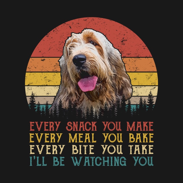 Vintage Every Snack You Make Every Meal You Bake Otterhound by SportsSeason