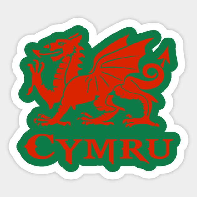 Welsh Dragon cymru - Welsh Dragon - Sticker