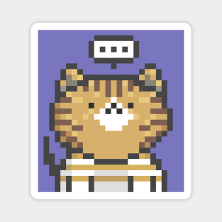 Pixel Cat 122 Magnet