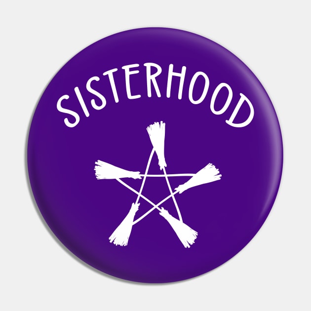 Sisterhood Broomstick Pentagram Cheeky witch® Pin by Cheeky Witch