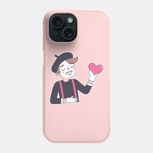 Cute Mime Heart My Heart Phone Case