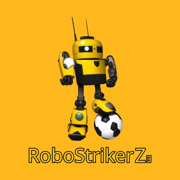 KDRB002 - Soccer Robot RoboStriker Z3 (Front Only) by Tee Vibes Co.