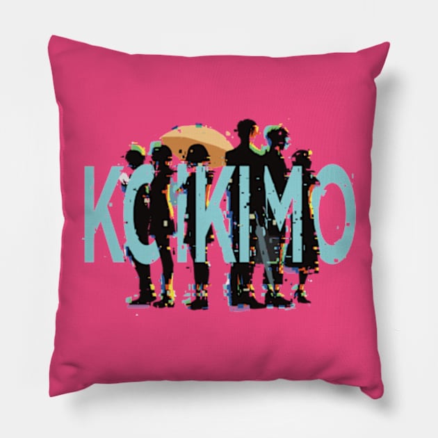 K2 Koikimo It's Too Sick to Call this Love Koi to Yobu ni wa Kimochi Warui Anime Manga Characters Ryo Amakusa Ichika Arima Rio Kai Masuda Arie Glitch Typography and Graphics Japanese Streetwear Style Pillow by Animangapoi