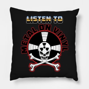 Metal on Vinyl Pillow