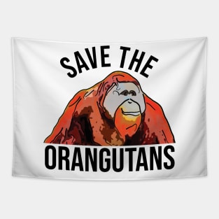 Save the Orangutans Tapestry