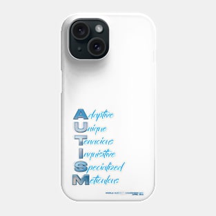 Autism Awareness and Acceptance: Embrace the Spectrum Phone Case