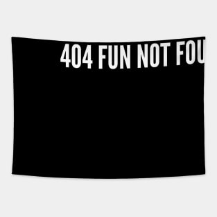 404 Fun Not Found (text v3) Tapestry