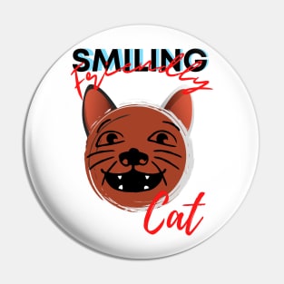 smiling friendly cat, smiling friends, smiling friends cat Pin