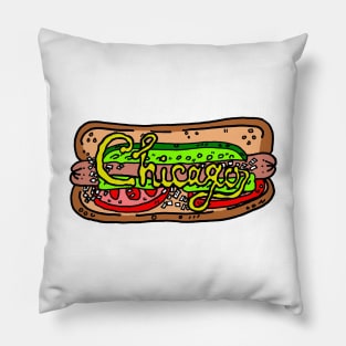 Chicago Dog Pillow