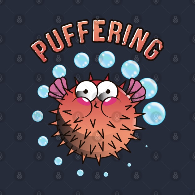 Pufferfish Puffering Meme Puffer Fish by E