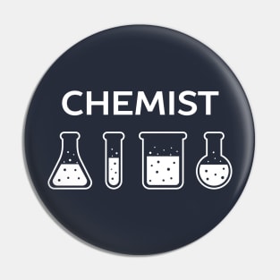 Cool Chemistry Laboratory T-Shirt Pin