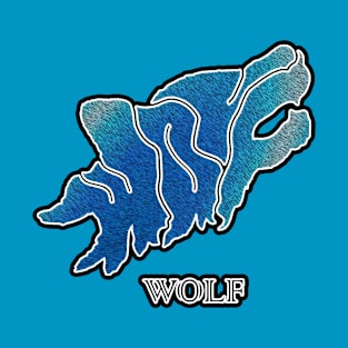 WOLF Logo Font T-Shirt