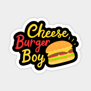 Cheeseburger Boy Magnet