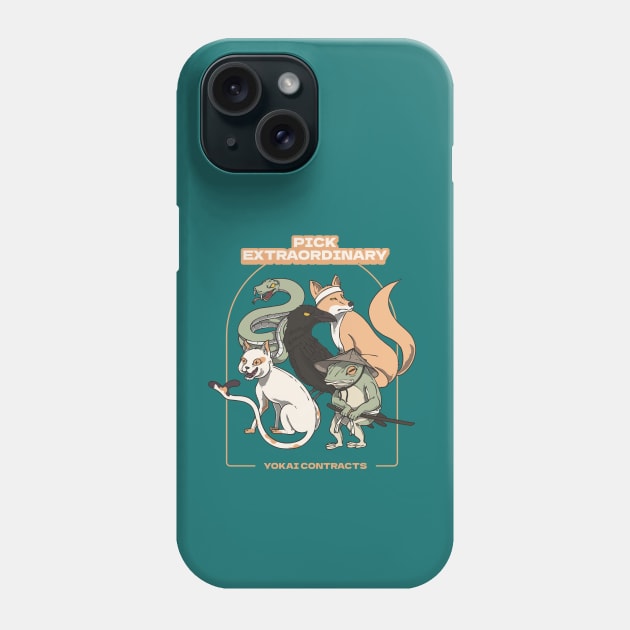 Pick Extraordinary: Japanese Yokai Phone Case by Prog Art N