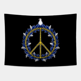 Peace symbol Tapestry