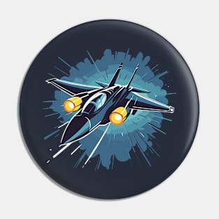 Jet plane design Pin