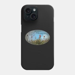 Paintbrush wildflowers, Johnston's Ridge oval Phone Case