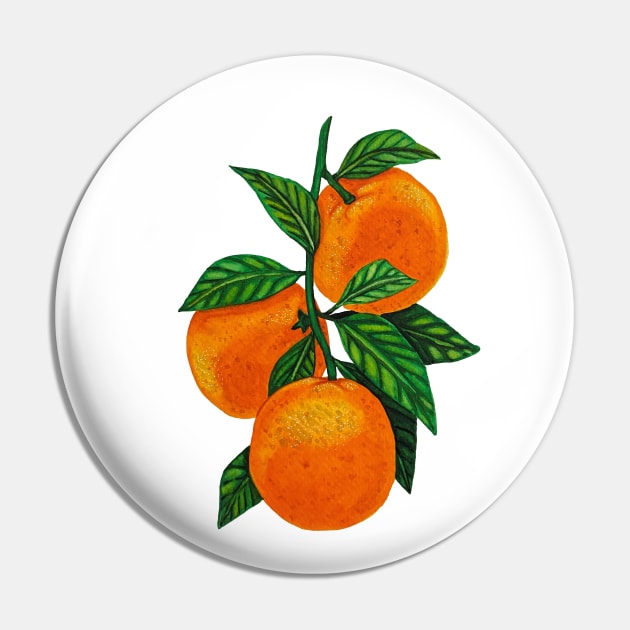 Orange Pin by Ocennyy