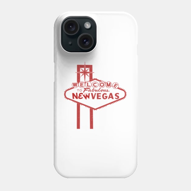 Welcome to New Vegas Fallout New Vegas Red Logo Phone Case by selmaeelsharon