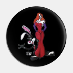 Jessica and Roger Rabbit Pin