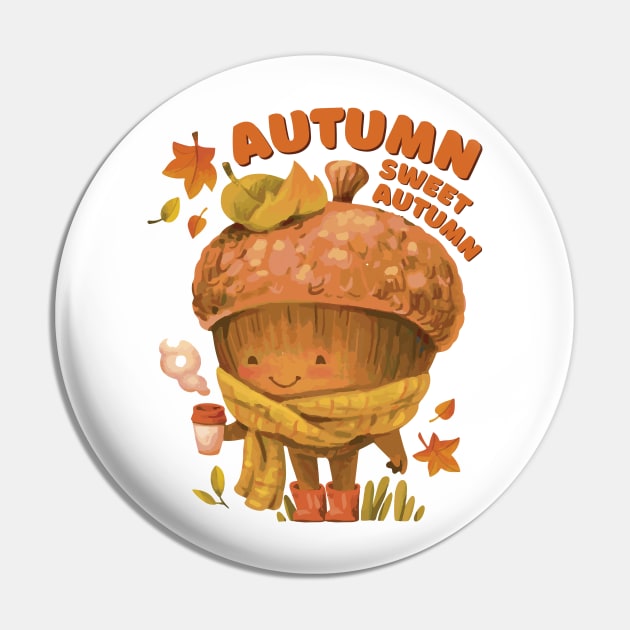 Sweet Swett Autumn Pin by LAPublicTees