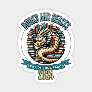 Books And Beasts - Year of the dragon - 2024 Magnet