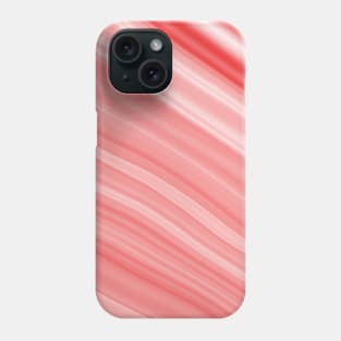 Red and White Liquid Marble Design Phone Case